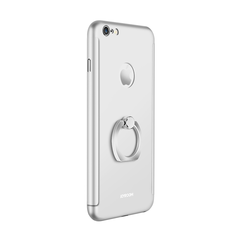 iphone6/6s电镀工艺防摔金属漆手机壳 前后盖分离设计壳 苹果6/6s独特工艺保护套 银色
