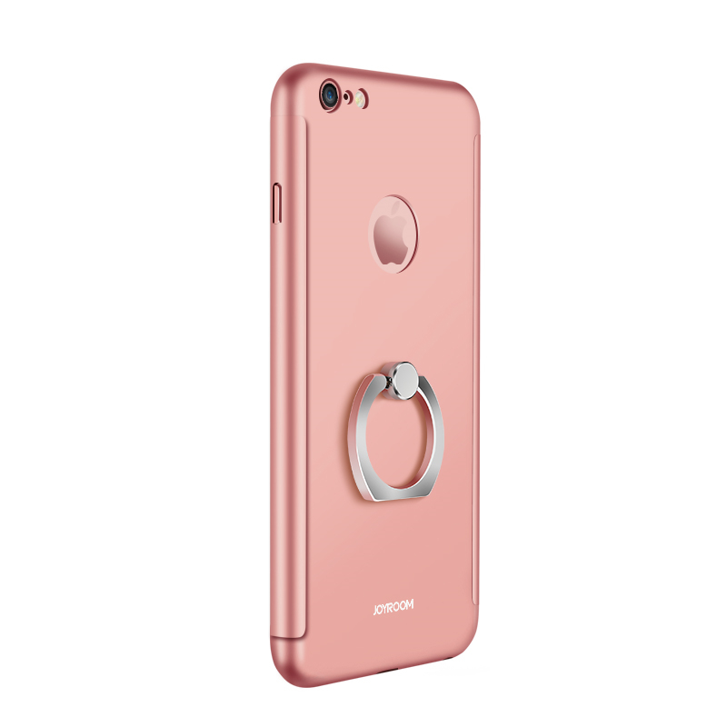 iphone6/6s电镀工艺防摔金属漆手机壳 前后盖分离设计壳 苹果6/6s独特工艺保护套 玫瑰金