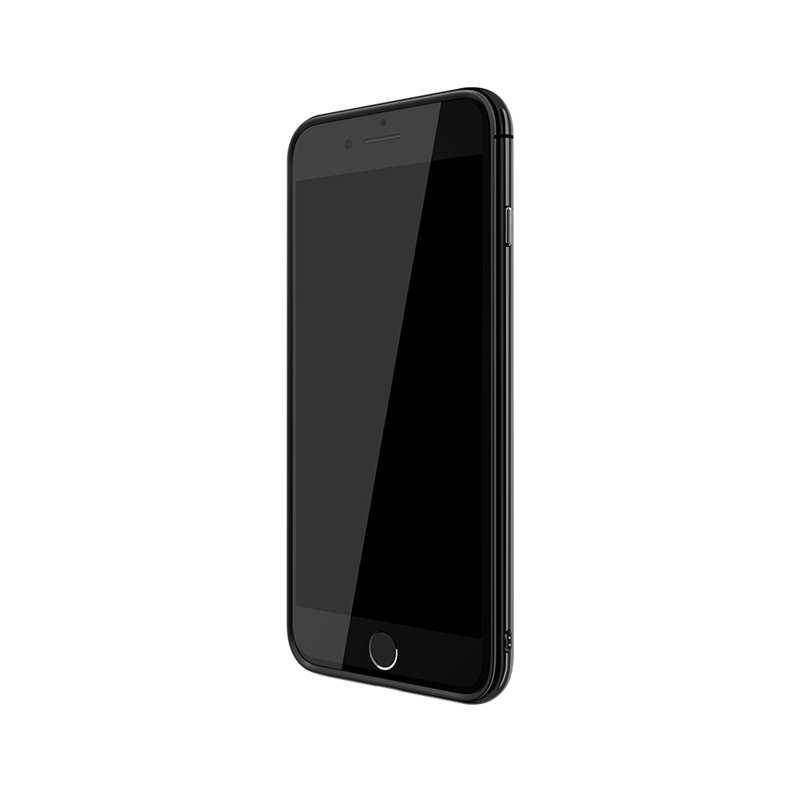 iPhone8/8+手机壳TPU+PC电镀工艺 全包边充分保护套 防摔防撞 适用于苹果8/8+手机壳 麻雀灰