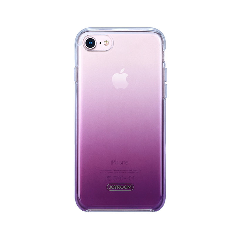 iPhone7/8手机壳保护套 采用PC材料 坚硬强韧 侧边则采用TPU材质 适用于苹果7/8手机壳 紫色