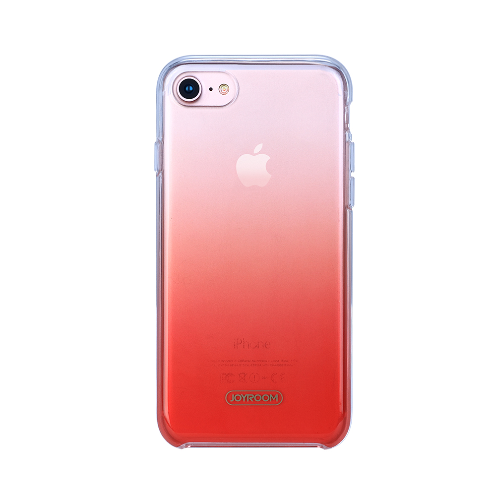 iPhone7/8手机壳保护套 采用PC材料 坚硬强韧 侧边则采用TPU材质 适用于苹果7/8手机壳 红色