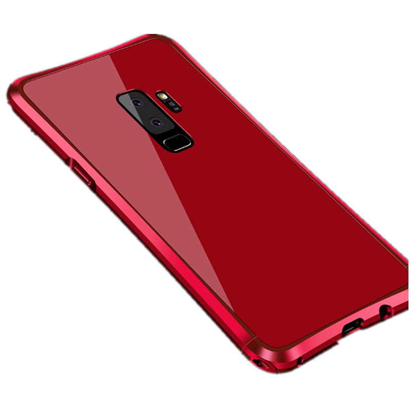 三星S9新款手机壳金属边框防撞防摔S9plus保护壳 适用于三星s9/plus 三星S9plus 红色
