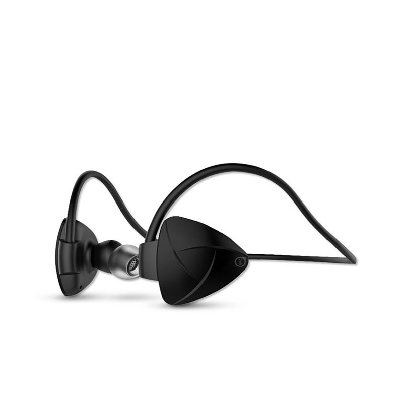 HIGE 双入挂耳式立体声时尚无线蓝牙耳机4.0运动跑步手机通用苹果华为 黑色
