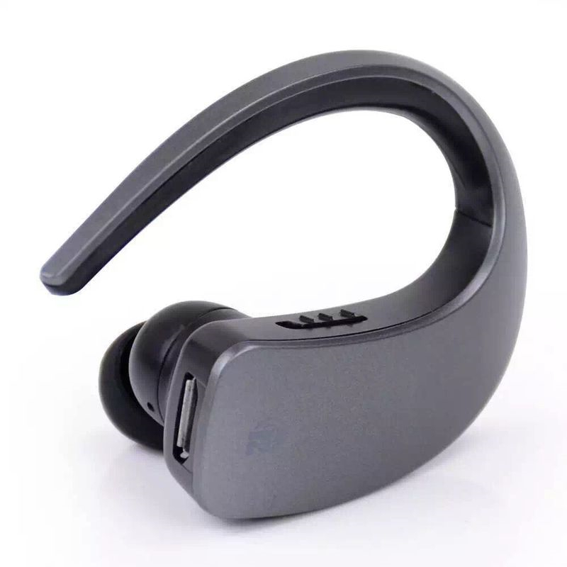 HIGE 运动蓝牙耳机跑步入挂耳式头戴无线耳塞苹果超长待机 适用于苹果安卓通用 灰色