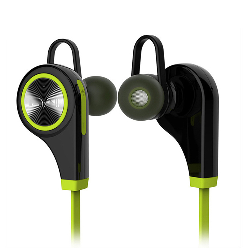 HIGE 4.1入耳式无线运动蓝牙耳机 立体声高清音质 适用于苹果三星小米通用 绿色