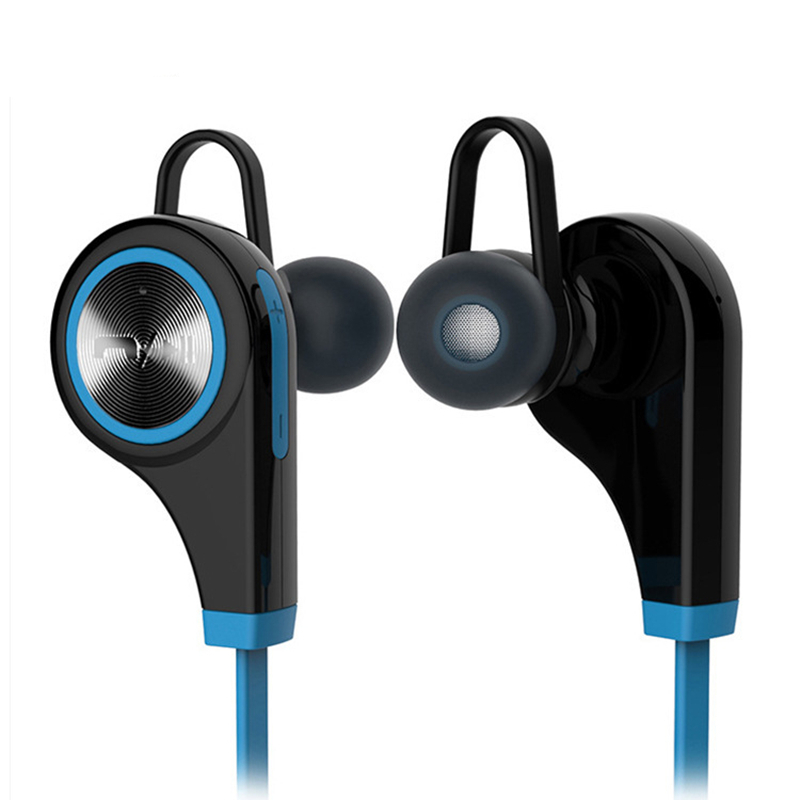 HIGE 4.1入耳式无线运动蓝牙耳机 立体声高清音质 适用于苹果三星小米通用 蓝色