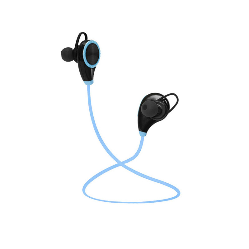 HIGE 入耳式无线运动蓝牙耳机4.0+高品质聚合物电池 适用于苹果三星小米通用 蓝色