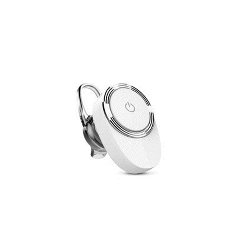 HIGE 2018新款耳塞式无线蓝牙耳机 4.1蓝牙运动耳机 适用于苹果三星安卓通用 白色