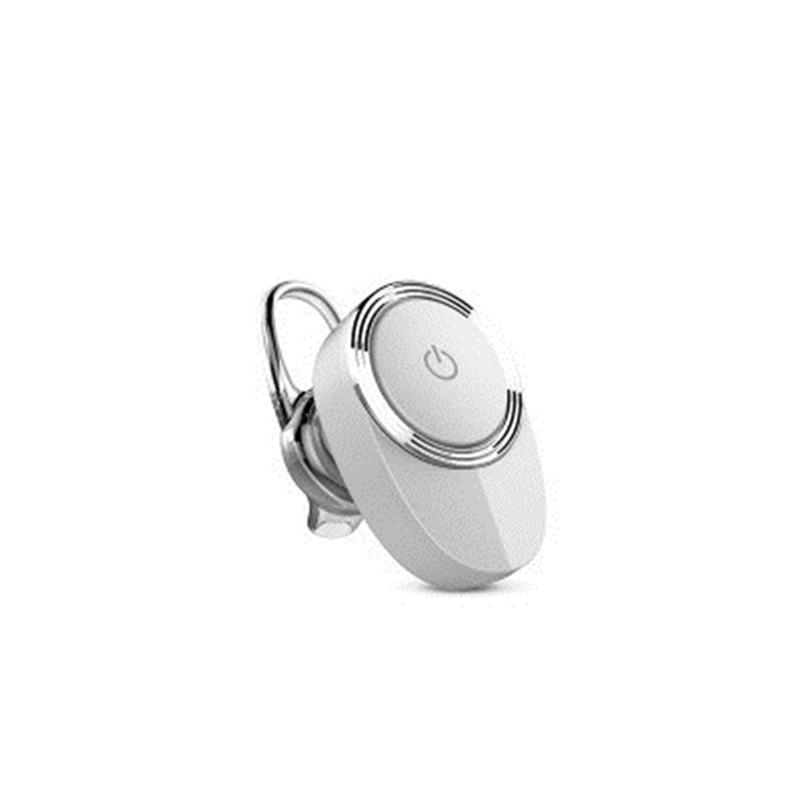HIGE 2018新款耳塞式无线蓝牙耳机 4.1蓝牙运动耳机 适用于苹果三星安卓通用 银色
