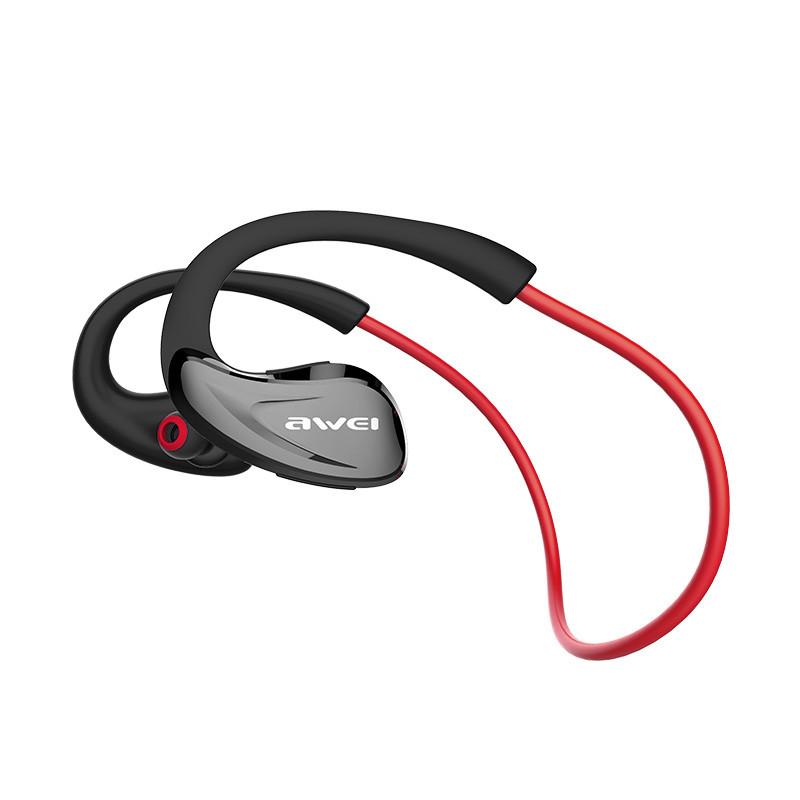 HIGE/挂耳式无线蓝牙耳机4.1头戴式立体声无线蓝牙耳机运动甩不掉防汗 适用于苹果安卓通用 火焰红