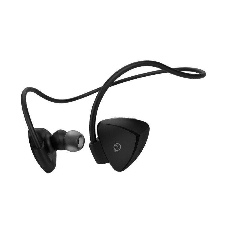 HIGE/挂耳式无线蓝牙耳机4.1通用运动无线耳麦立体声入耳音乐耳塞 体验发烧音质 适用于苹果安卓通用 黑色