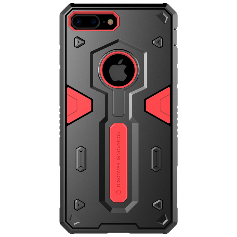 HIGE/iPhone8手机壳 苹果8 Plus保护套悍将系列铠甲手机壳/保护套 适用于苹果8plus 红色-5.5英寸
