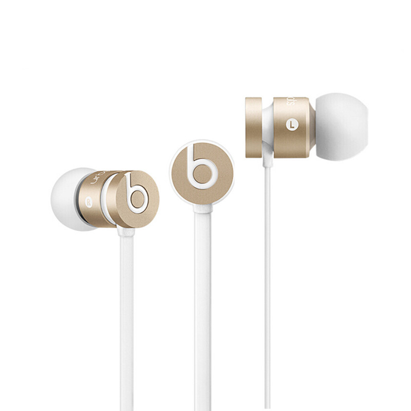 BEATS/Beats urBeats入耳式耳机3.5接口 重低音降噪面条耳麦带线控 金色