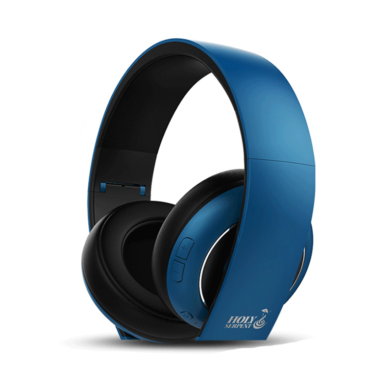 HIGE/无线蓝牙耳机4.1头戴式手机电脑通用立体声运动无线耳麦 适用于苹果安卓平板通用 蓝色