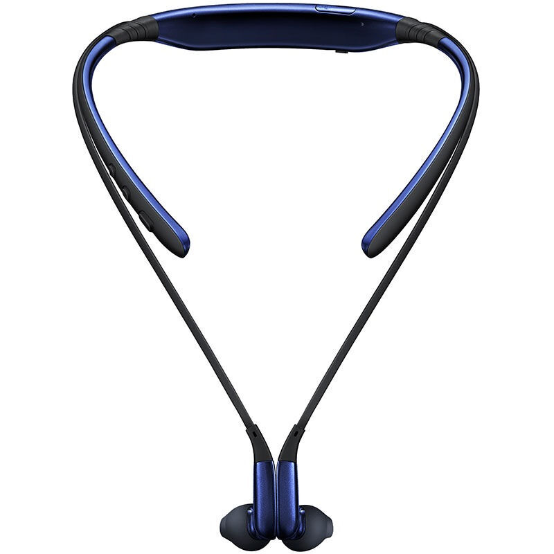 SAMSUNG/三星level u原装运动蓝牙音乐耳机 跑步项圈S8S9无线立体声耳机 level u-蓝黑色