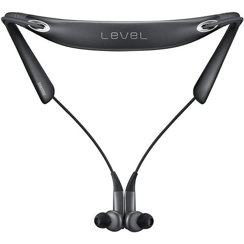 SAMSUNG/三星level u原装运动蓝牙音乐耳机 跑步项圈S8S9无线立体声耳机 level u Pro-雅墨黑