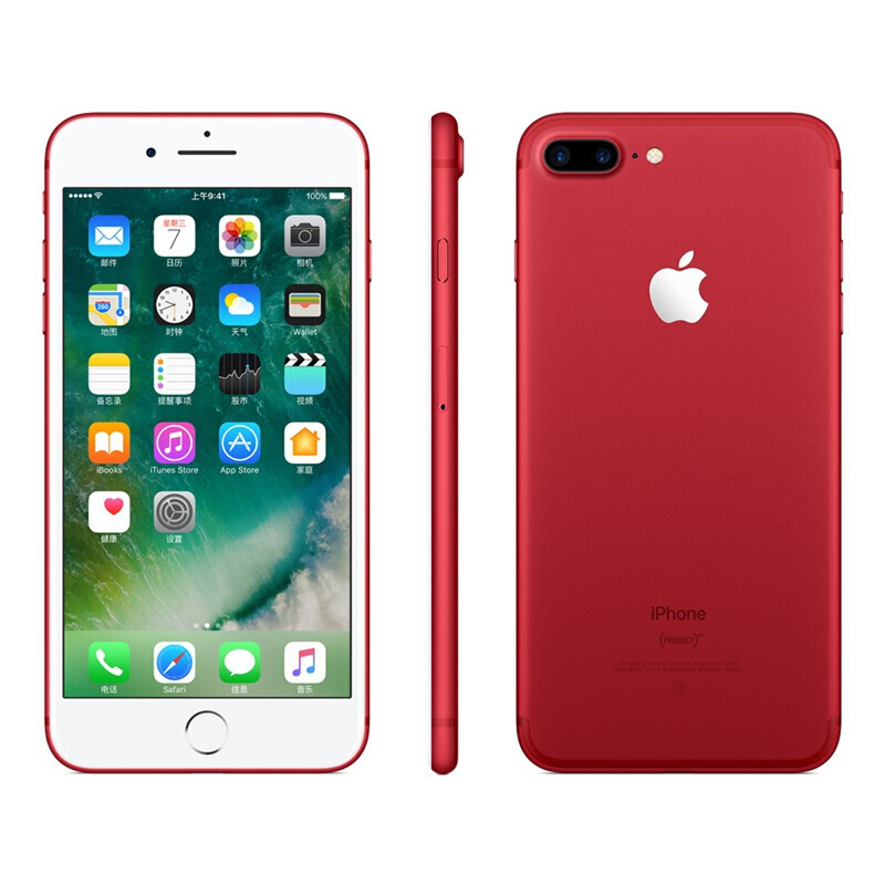 Apple/苹果iPhone 7plus手机[海外版官换未激活]苹果7plus 移动联通电信4G智能手机 中国红128G