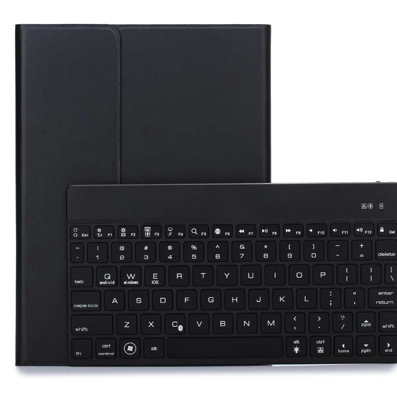 HIGE/无线蓝牙键盘+皮套二合一套装 苹果ipad平板键盘保护套 适用于ipad air 2 9.7英寸 黑色
