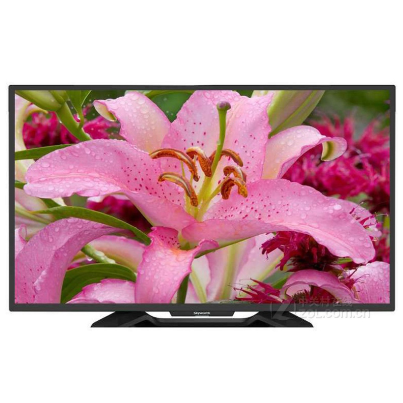 skyworth/创维 32e200e 32英寸液晶电视机 usb播放hdmi高清显示(黑色