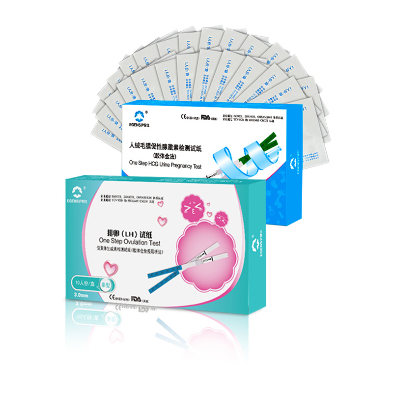 伊健仕 优孕系列 LH排卵检测试纸10条+早孕试纸早孕条10条 送20尿杯