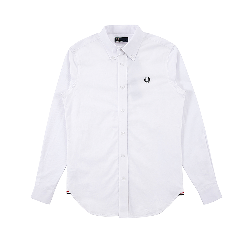 FRED PERRY 秋季新款男装 纯色长袖商务休闲衬衫 M8272