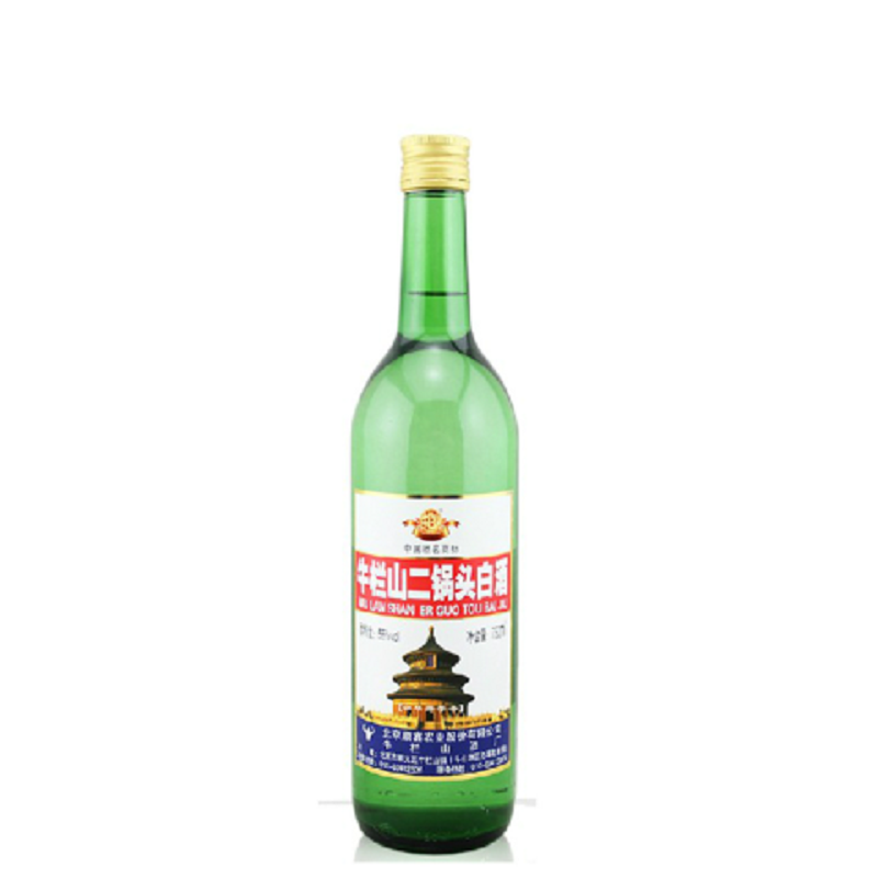 北京牛栏山出口美国二锅头56度750ml*12瓶整箱清香型绿瓶国产白酒