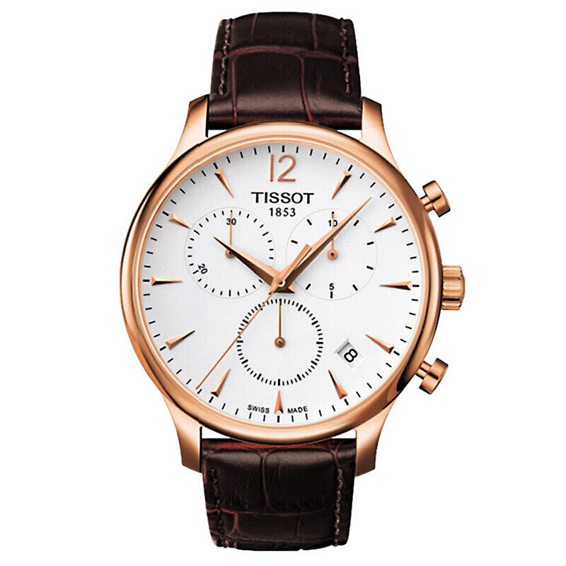 天梭(TISSOT)手表新款俊雅系列石英表休闲商务瑞士手表男士腕表