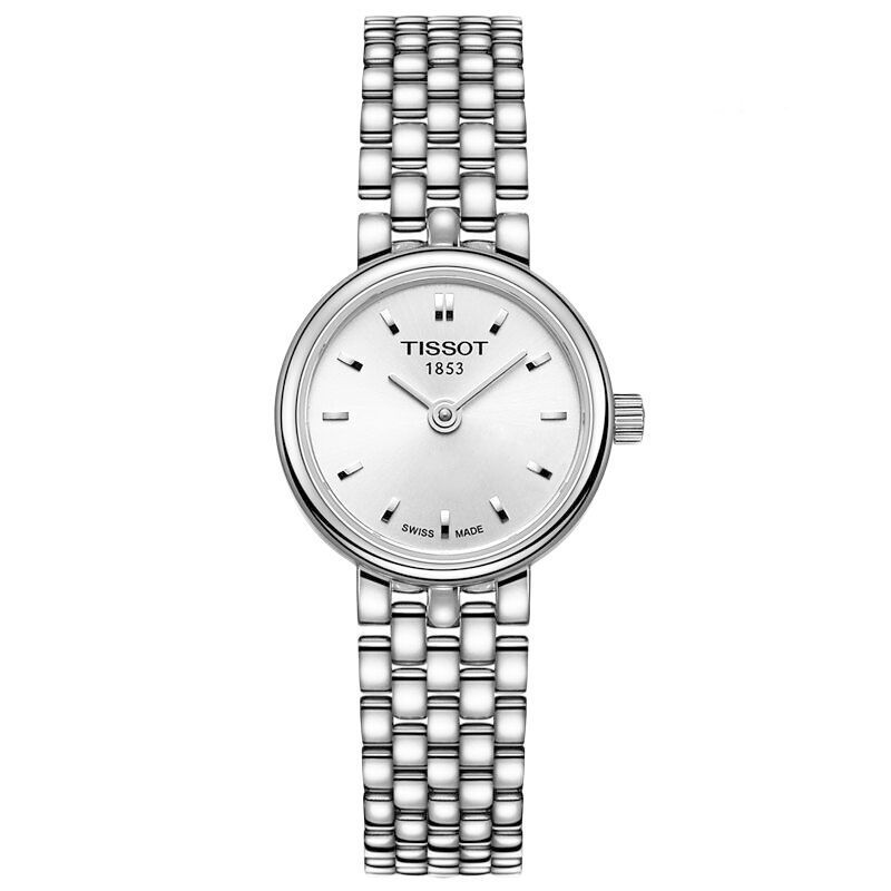 天梭TISSOT时尚系列石英表 女士手表金属表带钢带 T058.009.11.031.00