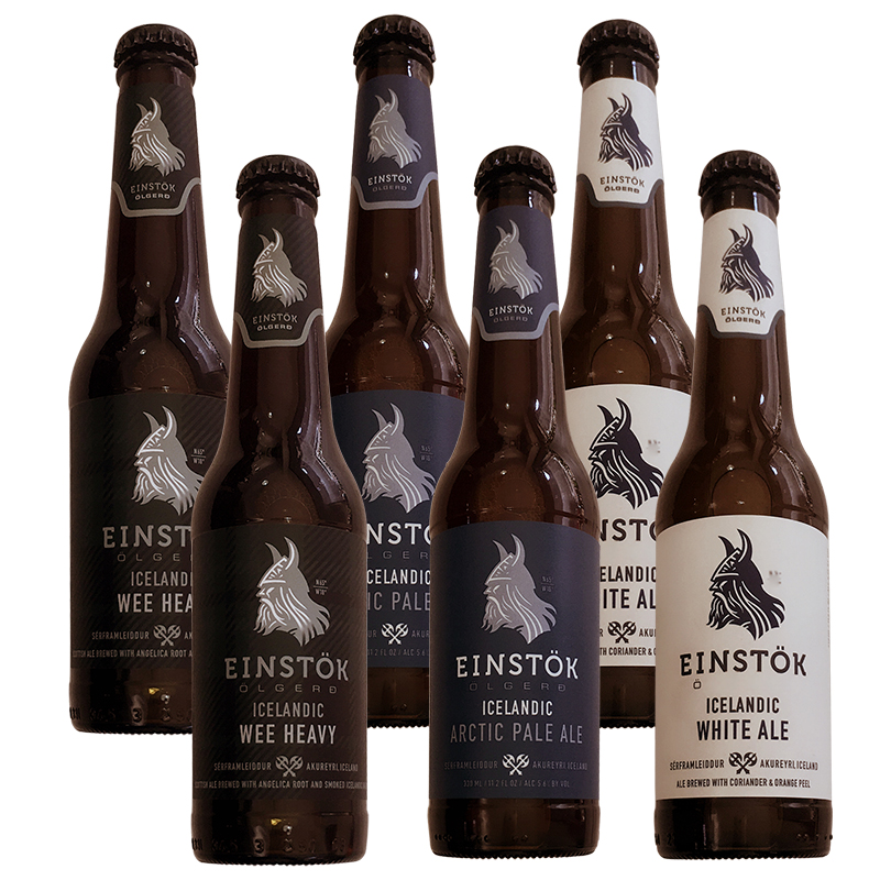 送酒杯 进口Einstok/冰岛无双精酿啤酒6瓶组合装 外国艾尔啤酒
