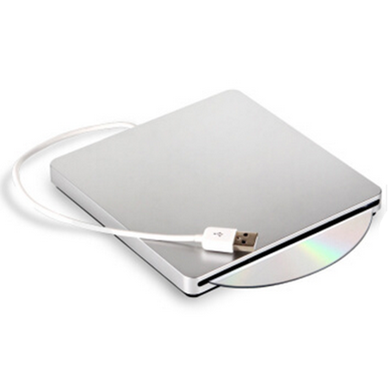 苹果(Apple) USB苹果外置光驱CD刻录机 Mac笔记本外接移动DVD光驱 DVD光驱 白银色