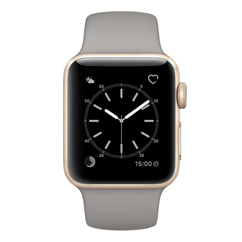 苹果 (Apple) Series1智能手表 苹果[官换]手表 42mm 金色表壳 随机配运动型表带