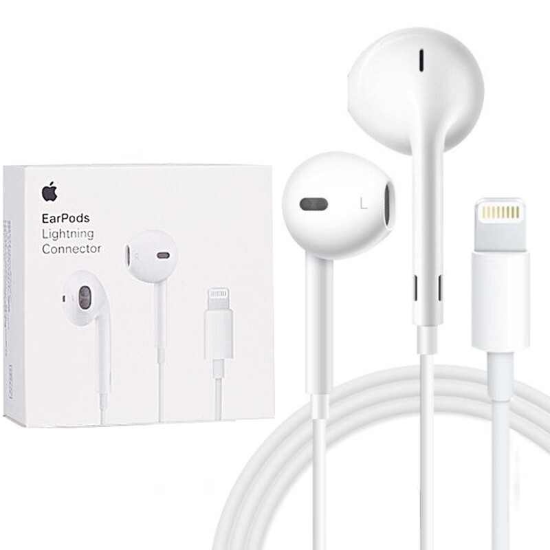Apple/苹果iPhoneX 8/7代苹果6s Plus ipad有线耳机线Lightning接口苹果耳机线 白色通用