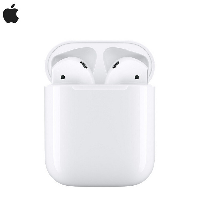 苹果(Apple)AirPods蓝牙无线耳机 iphone8/8P 7/6s苹果X 智能入耳式耳机 原装正品 白色 现货
