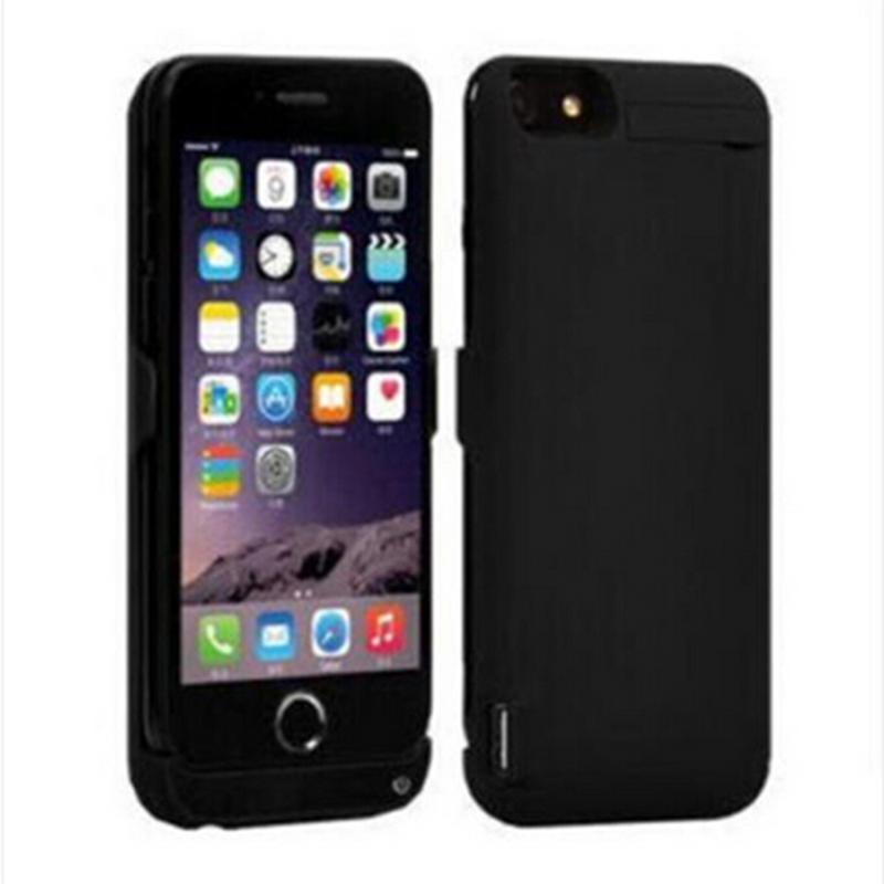 Apple 苹果 iPhone6SP/6P/7P/8P手机5.5寸充电宝背夹移动电源8000毫安 磨砂黑