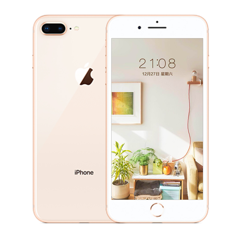 Apple 苹果 iphone8 plus 金色 移动联通电信全网通4G苹果8p手机 64GB 美版(原装已激活未使用)