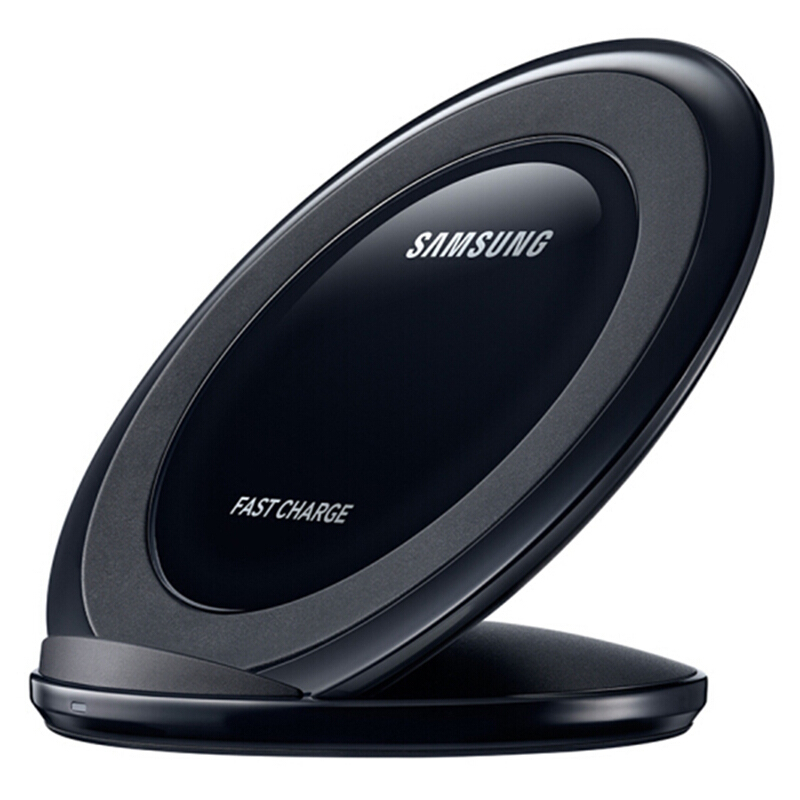 SAMSUNG/三星原装无线充电器立式快速S9/Note8苹果X/8手机无线充电器 第三代黑色 需购Micro 2.0线