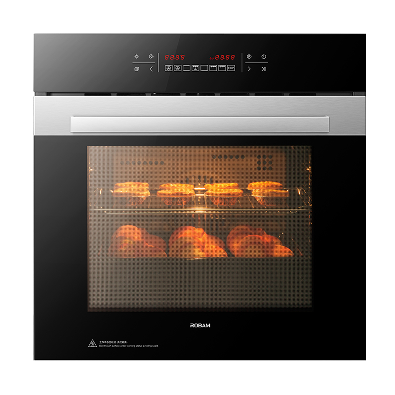 老板(ROBAM) 中式 60L大容量 专业 智能 旋转烧烤 嵌入式烤箱 KQWS-2600-R075 不锈钢管