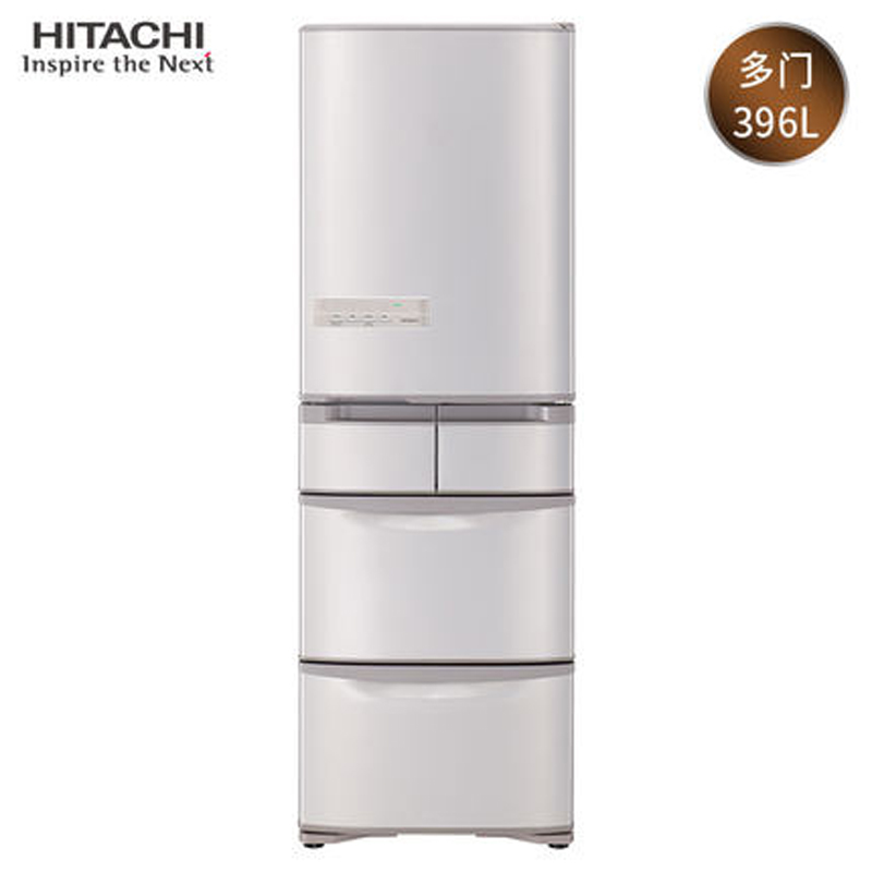 Hitachi/日立 R-S42GC日本原装无霜风冷多门保鲜变频节能电冰箱-浅棕