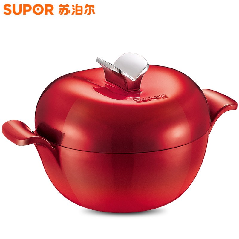 苏泊尔珐琅铸樱桃型22cm料理锅FLT20A3