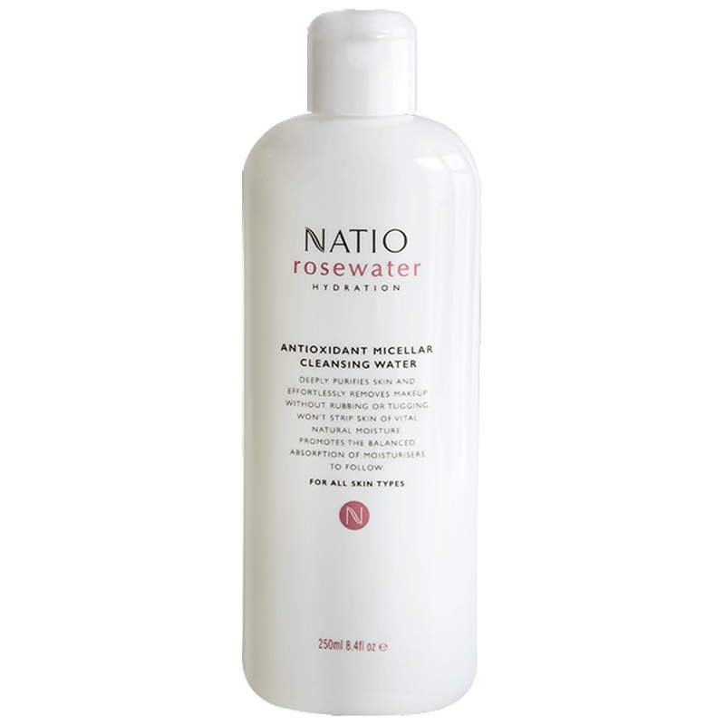 NATIO娜迪奥玫瑰明净肌卸妆水卸妆液250ml温和不刺激 补水保湿深层清洁各种肤质可用