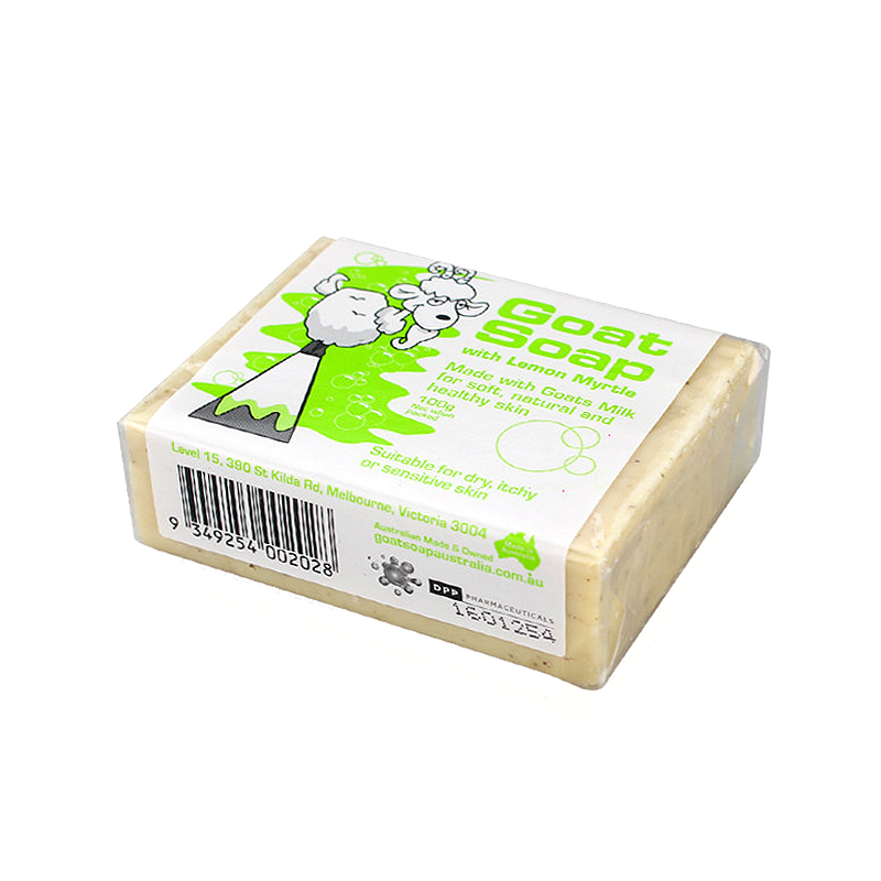 羊奶Goat Soap柠檬桃木味滋润营养手工香皂保湿补水天然润肤100gPH平衡温和配方各种肤质