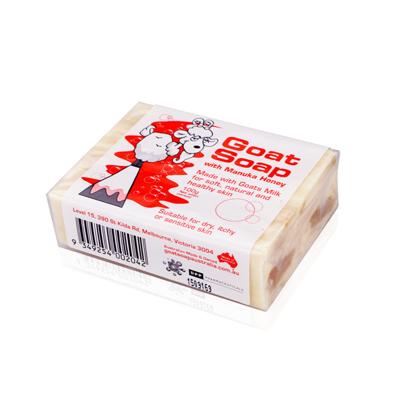 皂Goat Soap麦卢卡蜂蜜味手工香皂保湿补水天然润肤100gPH平衡温和配方各种肤质澳洲
