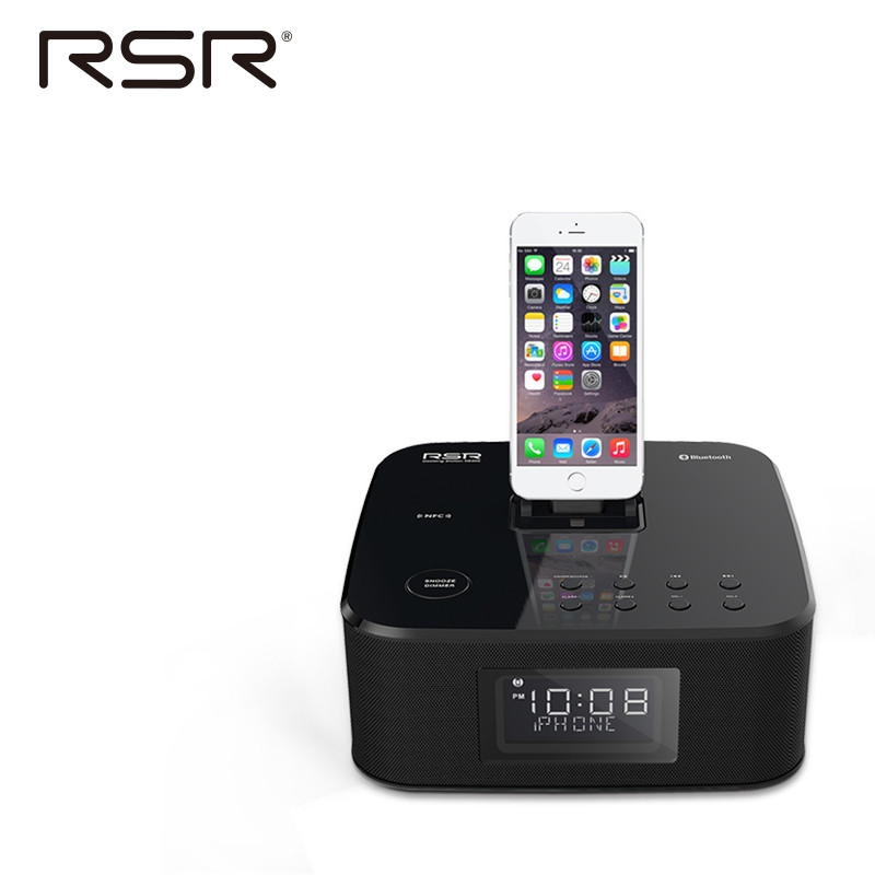 RSR DS402苹果音响iphone7plus/8手机充电底座ipad音箱播放器