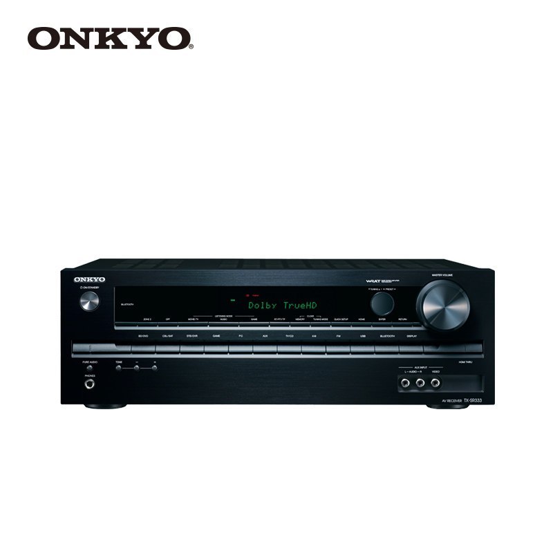 Onkyo/安桥 TX-SR333 家用家庭影院AV功放 蓝牙 5.1声道