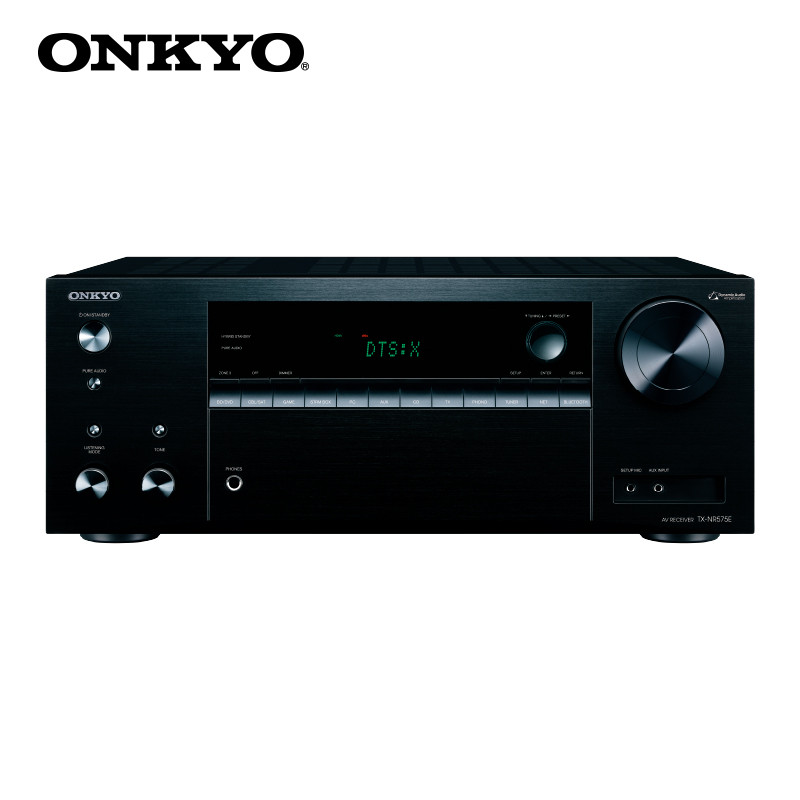 Onkyo/安桥 TX-NR575E7.2声道进口全景声家庭影院纯功放机蓝牙