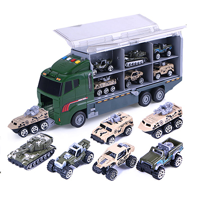 儿童军事车军车装备玩具模型合金小汽车模型男孩玩具礼物2-3-4-5-6岁