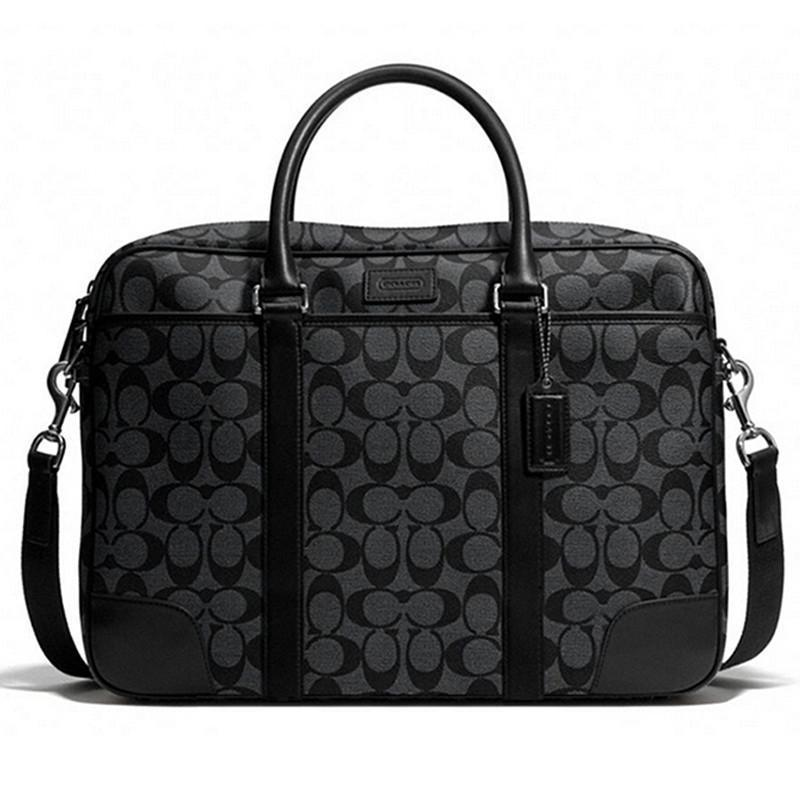COACH 蔻驰单肩PVC硬皮男士系列男士手提包斜挎男士公文包F71168