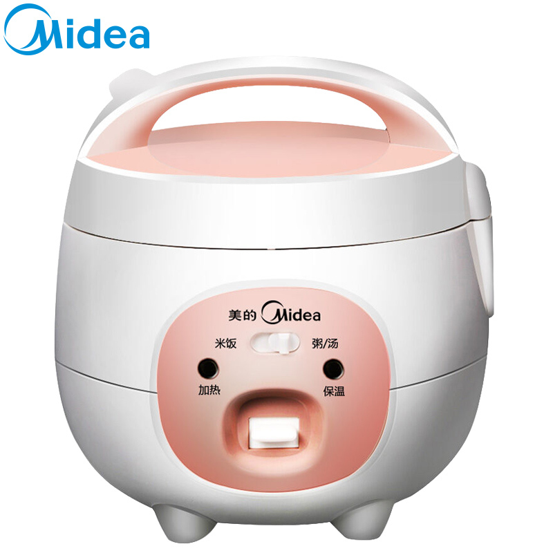 美的（Midea） 电饭煲 YN161 黑晶不粘内胆 可拆洗内盖 迷你 1.6L/1.6升