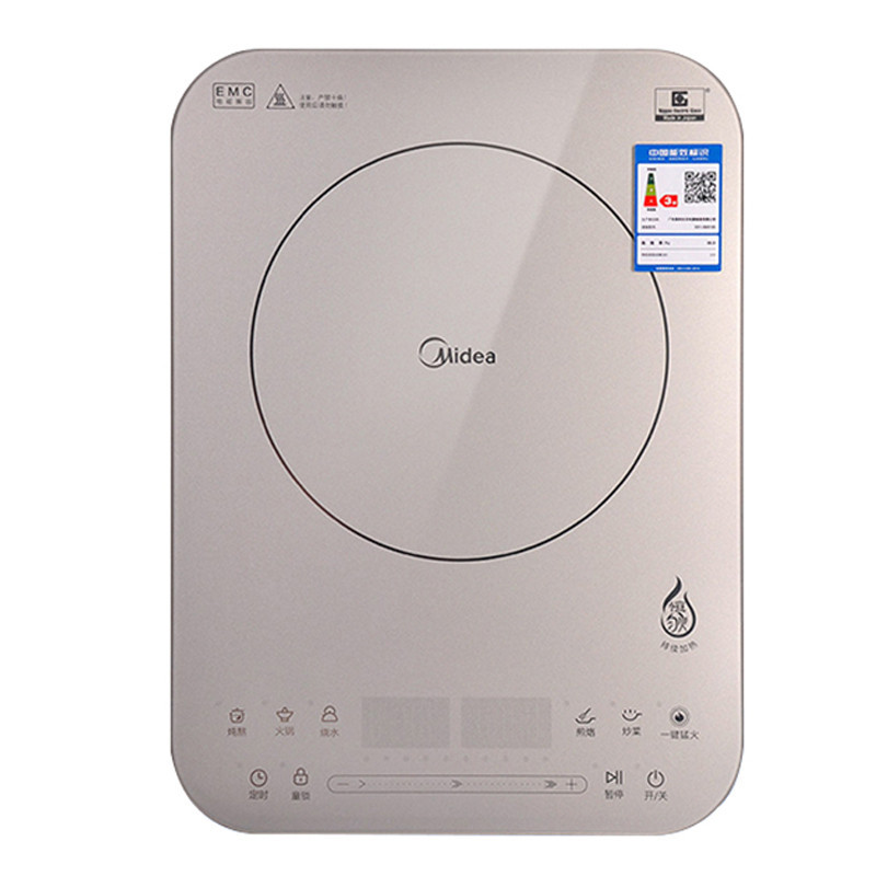 Midea/美的 C21-QH2135电磁炉触控纤薄恒匀火家用电磁炉炒菜烧水