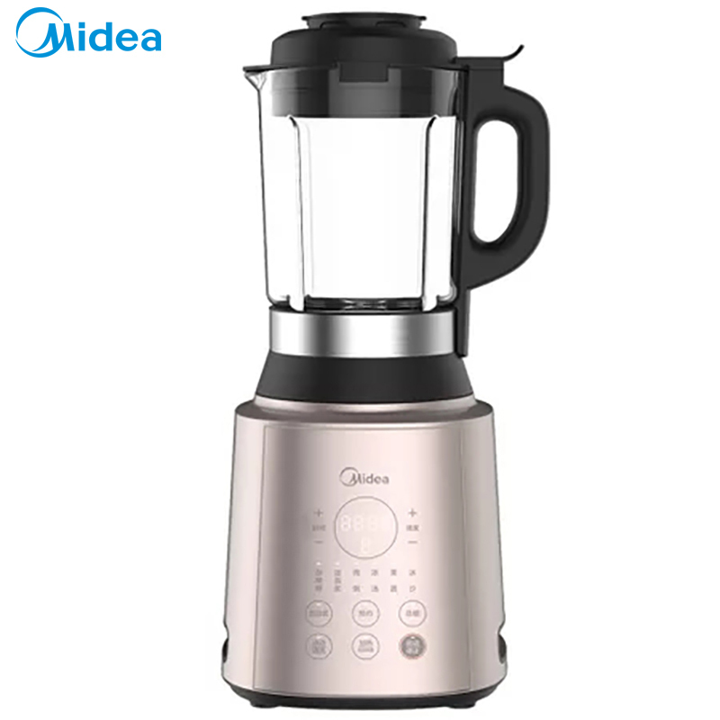 美的（Midea）破壁机 冷热双用 高硼硅玻璃 料理机家用多功能加热预约辅食 MJ-BL1011A